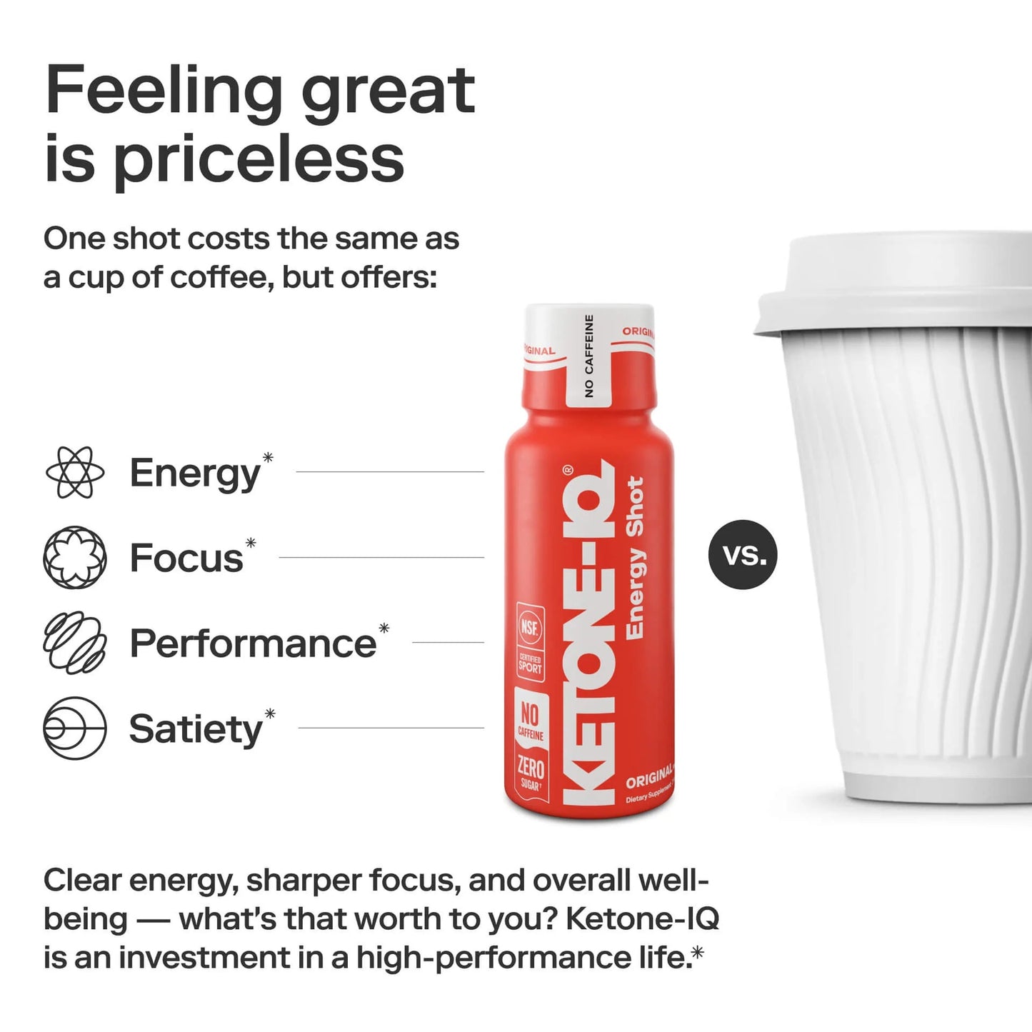 Ketone-IQ No Caffeine Shot